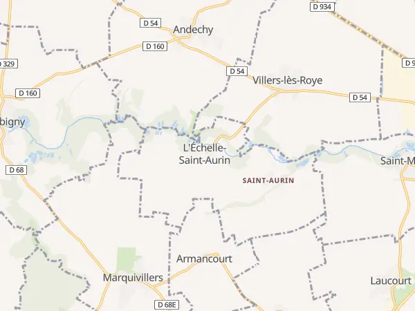Plan de L’Échelle-Saint-Aurin