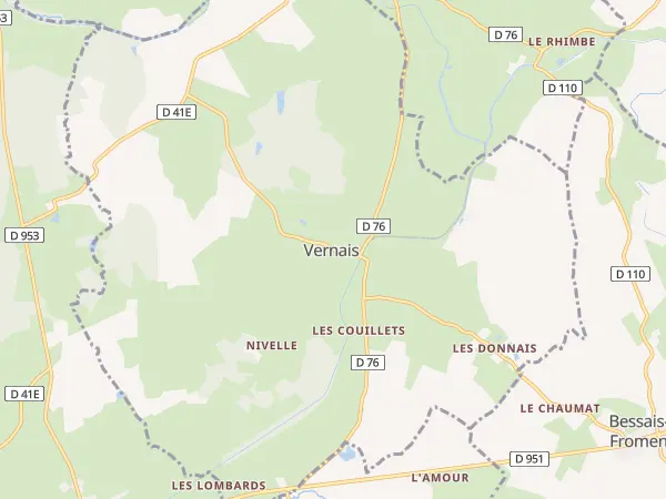 Plan de Vernais