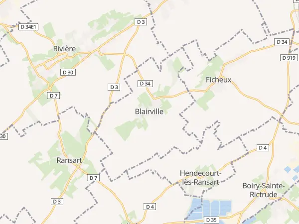 Plan de Blairville