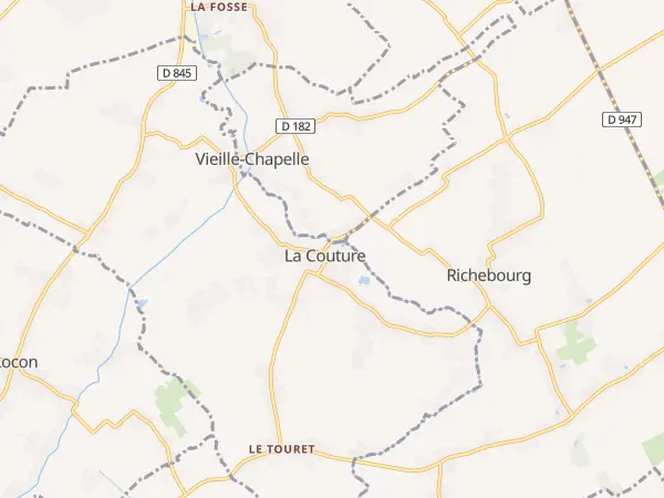 Plan de La Couture