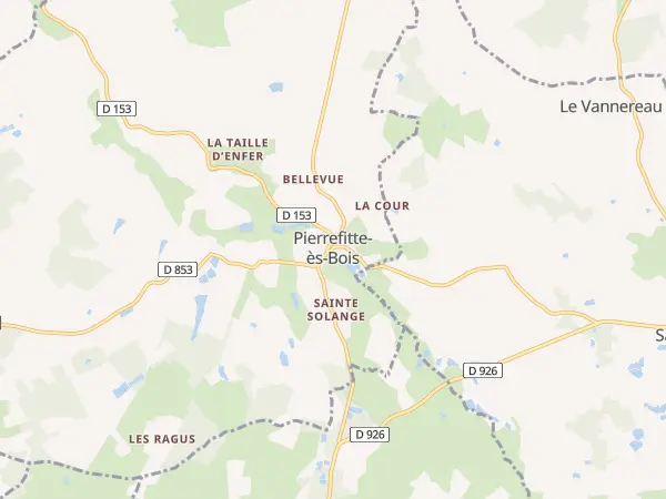 Plan de Pierrefitte-ès-Bois