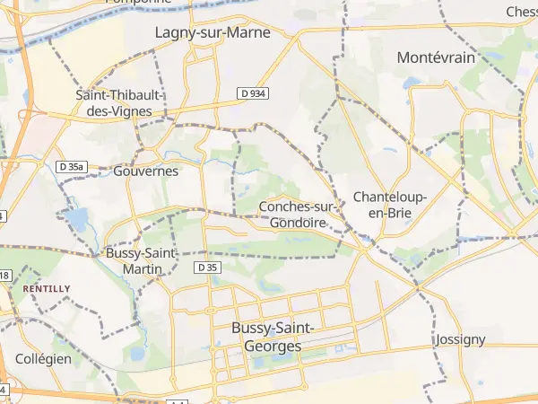 Plan de Conches-sur-Gondoire