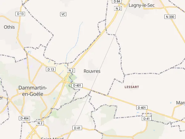 Plan de Rouvres