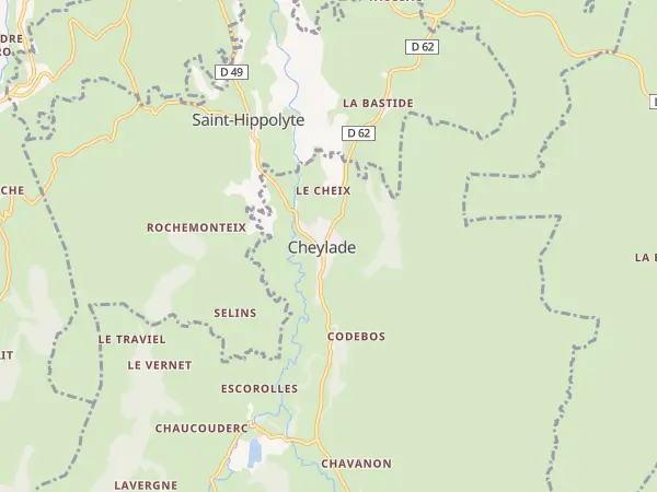 Plan de Cheylade