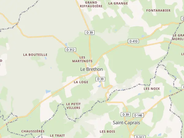 Plan du Brethon