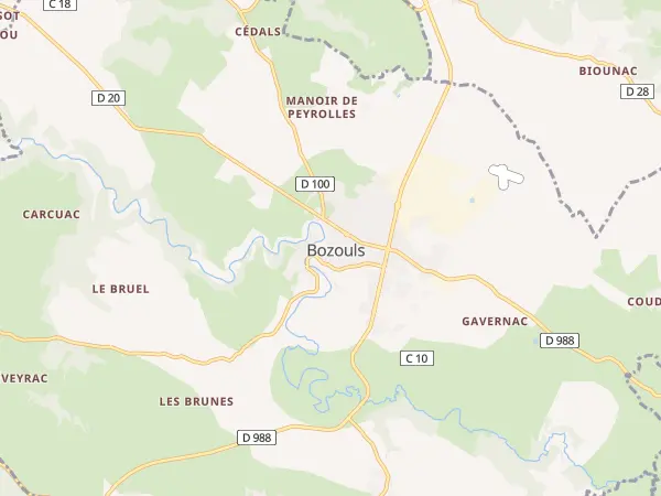 Plan de Bozouls