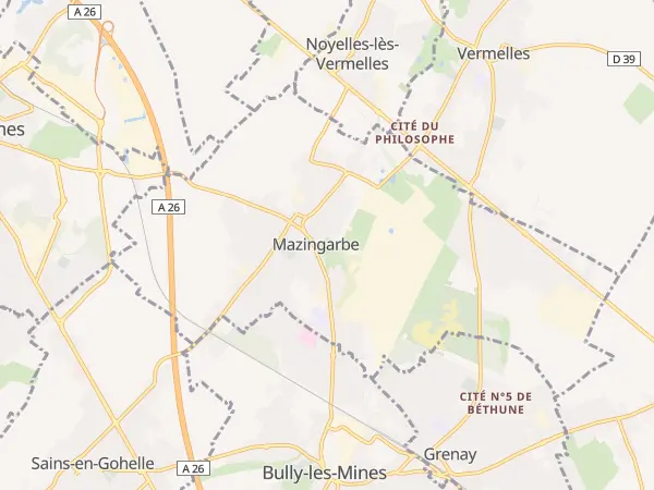 Plan de Mazingarbe
