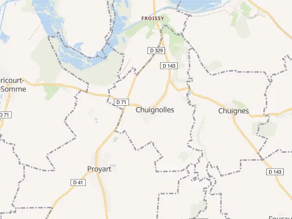 Plan de Chuignolles