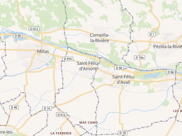 Plan de Saint-Féliu-d’Amont