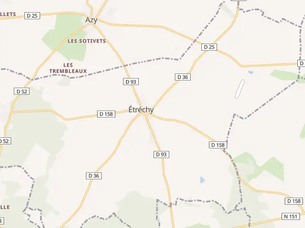 Plan de Étréchy