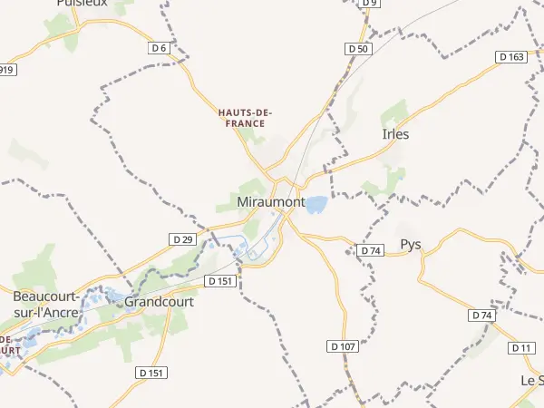 Plan de Miraumont
