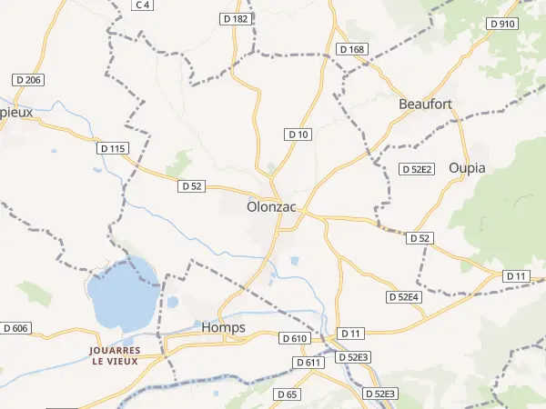 Plan de Olonzac