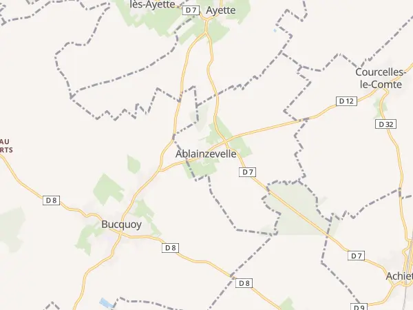 Plan de Ablainzevelle