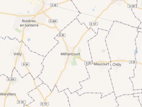 Plan de Méharicourt