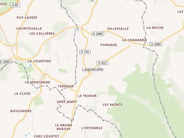 Plan de Laqueuille