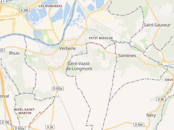 Plan de Saint-Vaast-de-Longmont