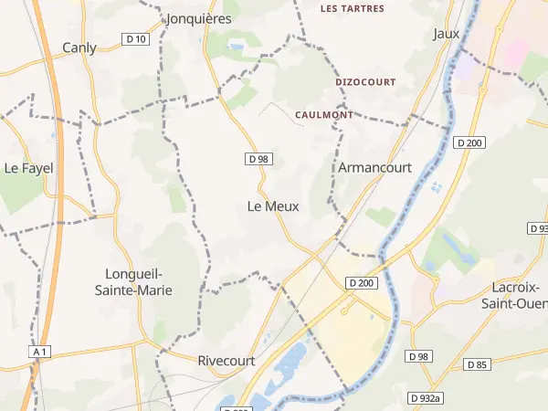 Plan du Meux