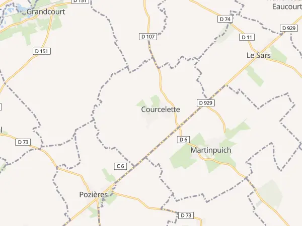 Plan de Courcelette