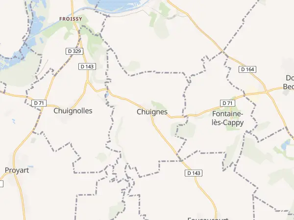 Plan de Chuignes