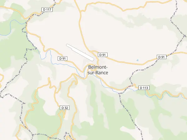 Plan de Belmont-sur-Rance