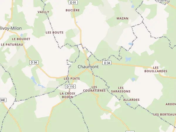 Plan de Chaumont