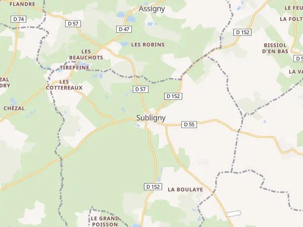 Plan de Subligny