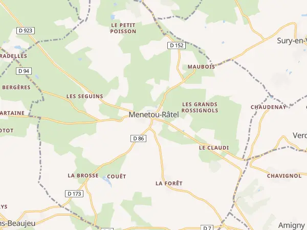 Plan de Menetou-Râtel