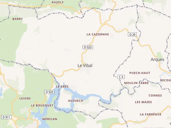 Plan du Vibal