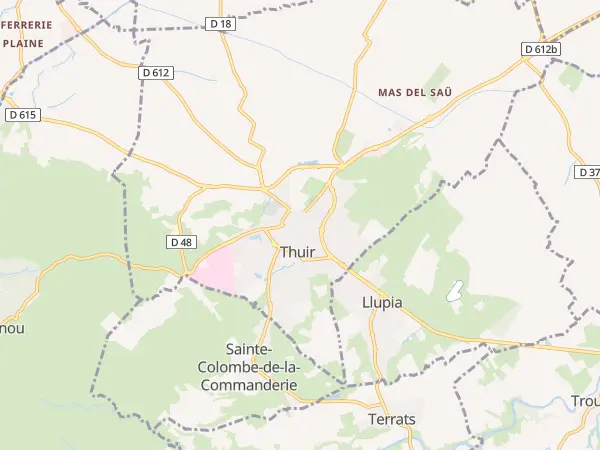 Plan de Thuir
