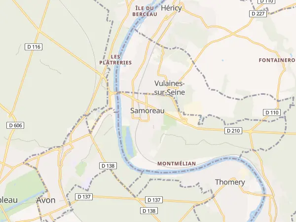 Plan de Samoreau