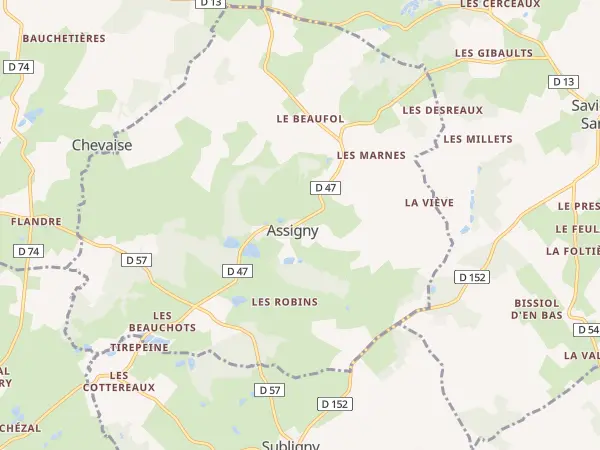Plan de Assigny