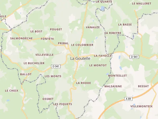 Plan de La Goutelle