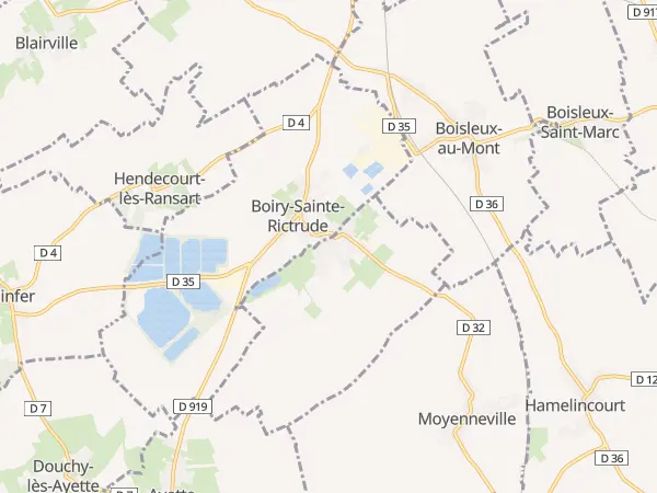 Plan de Boiry-Saint-Martin