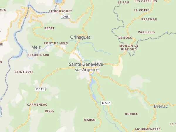 Plan de Argences en Aubrac
