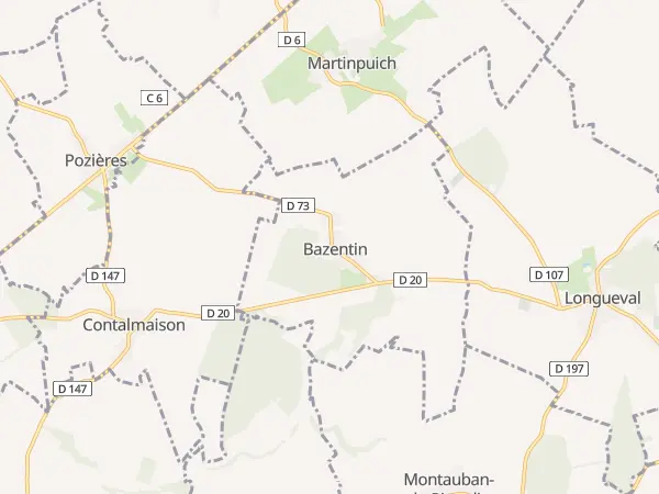 Plan de Bazentin