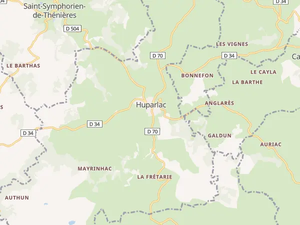 Plan de Huparlac