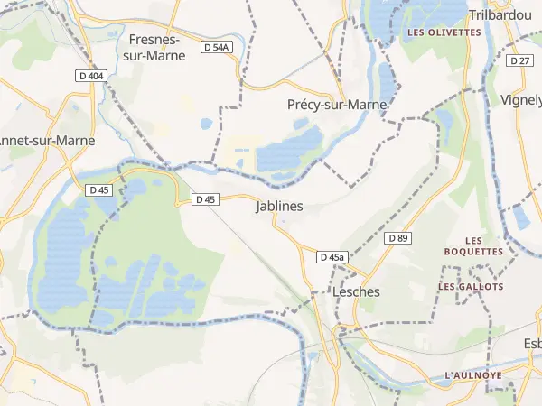 Plan de Jablines