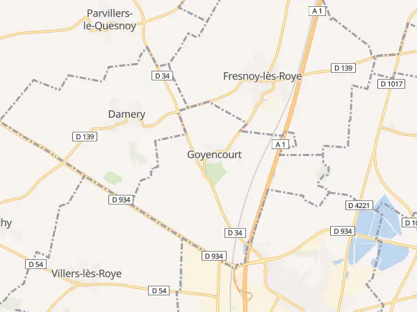 Plan de Goyencourt