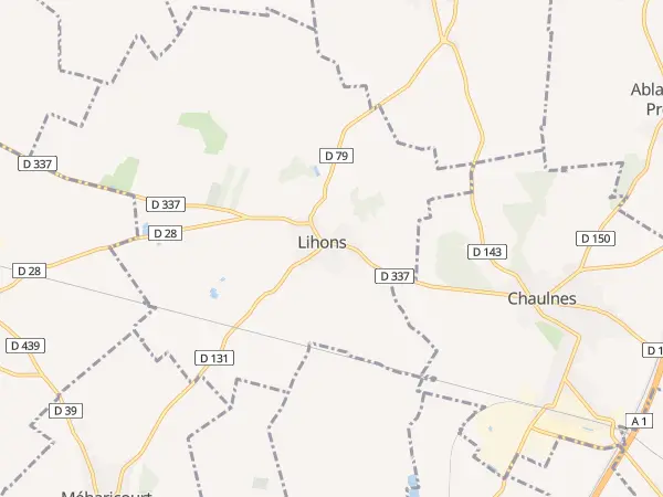 Plan de Lihons