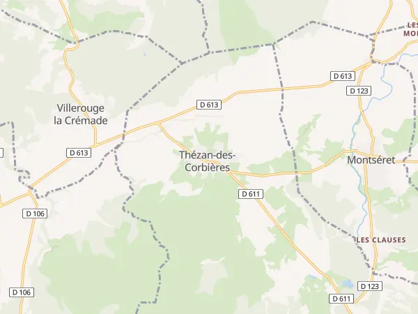 Plan de Thézan-des-Corbières