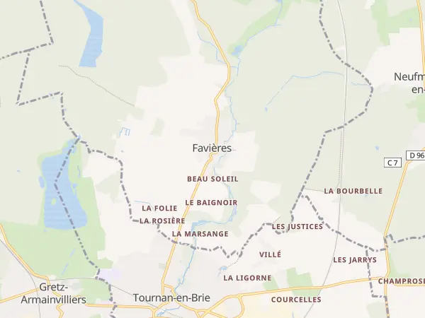 Plan de Favières