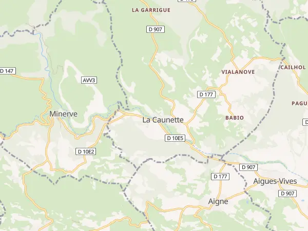 Plan de La Caunette