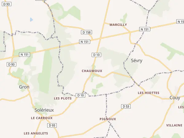 Plan de Chaumoux-Marcilly