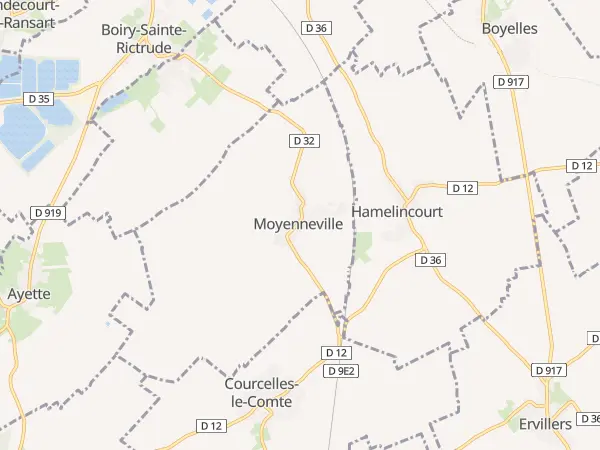 Plan de Moyenneville