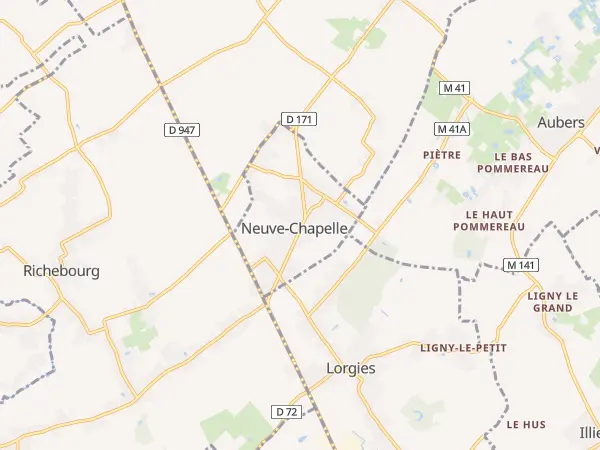 Plan de Neuve-Chapelle
