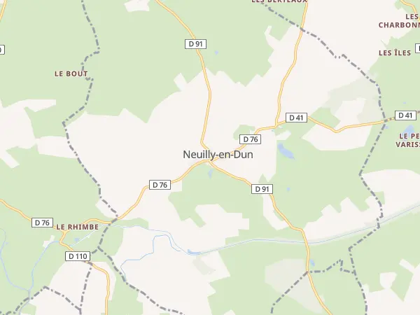 Plan de Neuilly-en-Dun