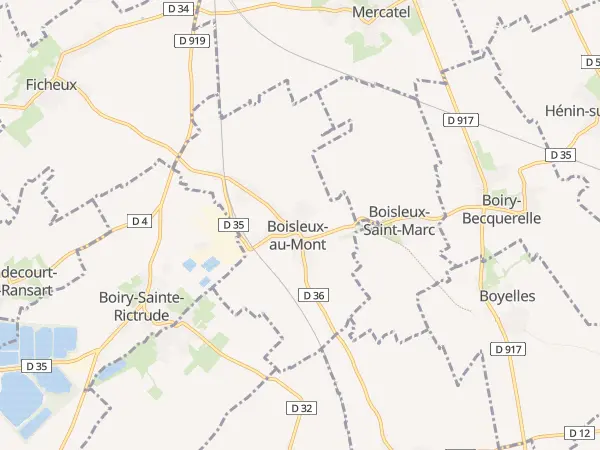 Plan de Boisleux-au-Mont