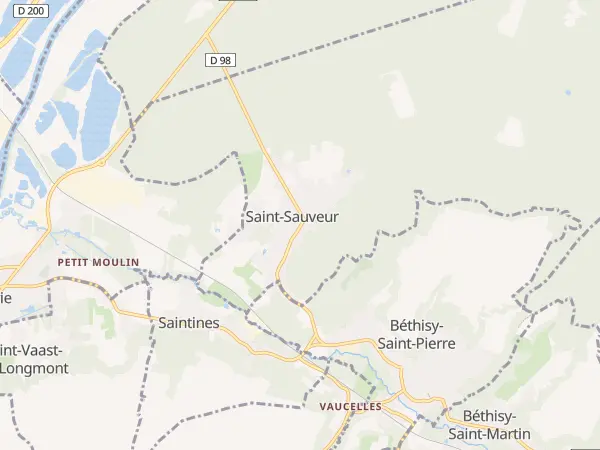 Plan de Saint-Sauveur