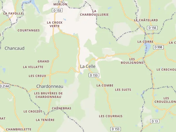 Plan de La Celle