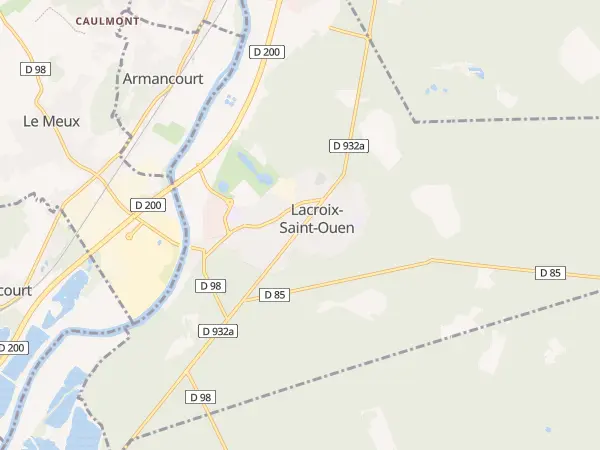 Plan de Lacroix-Saint-Ouen